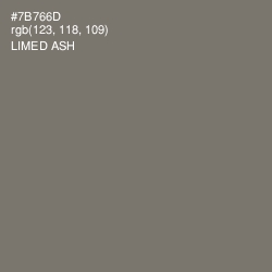 #7B766D - Limed Ash Color Image